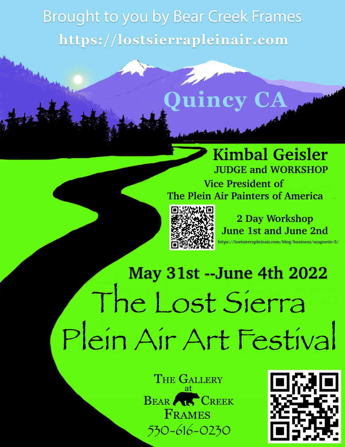 The Lost Sierra Plein Air Art Festival Play Graeagle